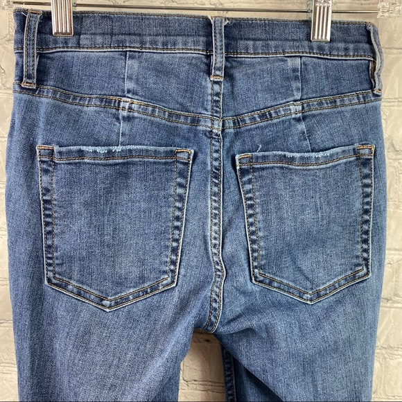 FREE PEOPLE Sunny Ripped Crop Skinny Jeans - Picture 9 of 10